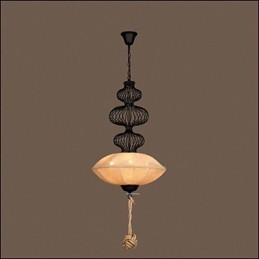 Severské retro priemyselné konopné kreatívne lampy do klietky