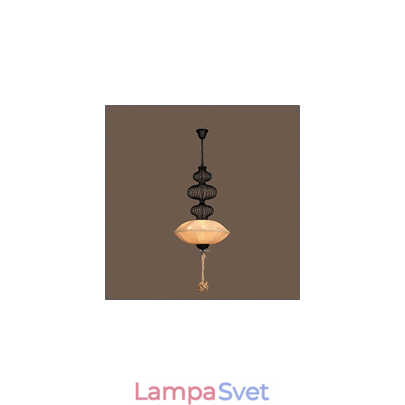 Severské retro priemyselné konopné kreatívne lampy do klietky