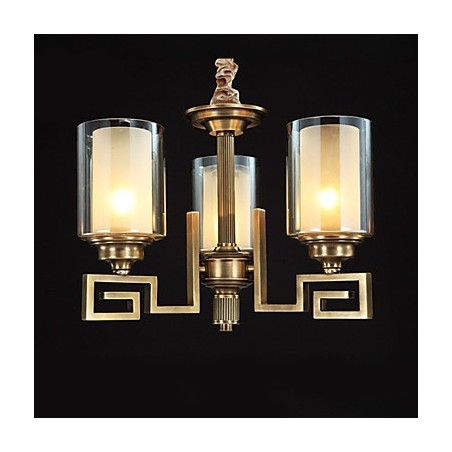 Medená lampa čínskeho štýlu Medená lampa Medená lampa čínskeho štýlu Medená lampa