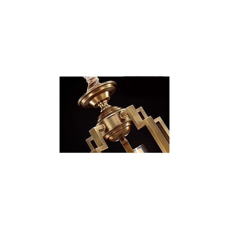 Medená lampa čínskeho štýlu Medená lampa