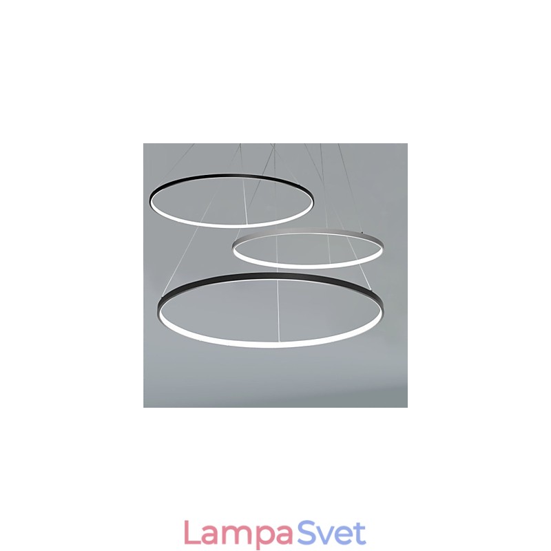 Stmievateľné závesné svietidlo s priemerom 80 cm, moderný dizajn