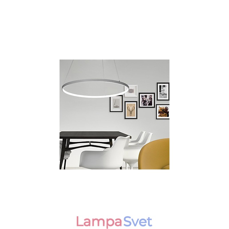 Stmievateľné závesné svietidlo s priemerom 80 cm, moderný dizajn