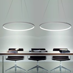 Stmievateľné závesné svietidlo s priemerom 80 cm, moderný dizajn
