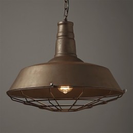 Retro závesná lampa 1 Light Old Metal Materila Shade Shop