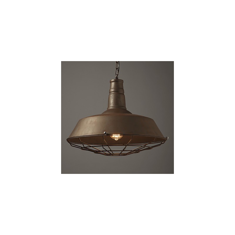 Retro závesná lampa 1 Light Old Metal Materila Shade Shop