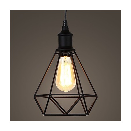 Americký malý oceľový prívesok na vtáčiu klietku Vintage retro DIY Drop Light priemyselné svietidlo pre domácu dekoráciu Americký malý oceľový prívesok na vtáčiu klietku Vintage retro DIY Drop Light priemyselné svietidlo pre domácu dekoráciu