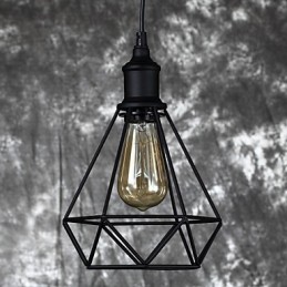 Americký malý oceľový prívesok na vtáčiu klietku Vintage retro DIY Drop Light priemyselné svietidlo pre domácu dekoráciu