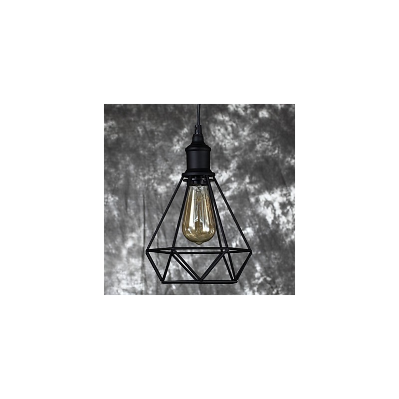 Americký malý oceľový prívesok na vtáčiu klietku Vintage retro DIY Drop Light priemyselné svietidlo pre domácu dekoráciu