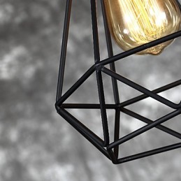Americký malý oceľový prívesok na vtáčiu klietku Vintage retro DIY Drop Light priemyselné svietidlo pre domácu dekoráciu