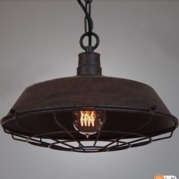 1 Light Vintage kovové závesné svietidlo
