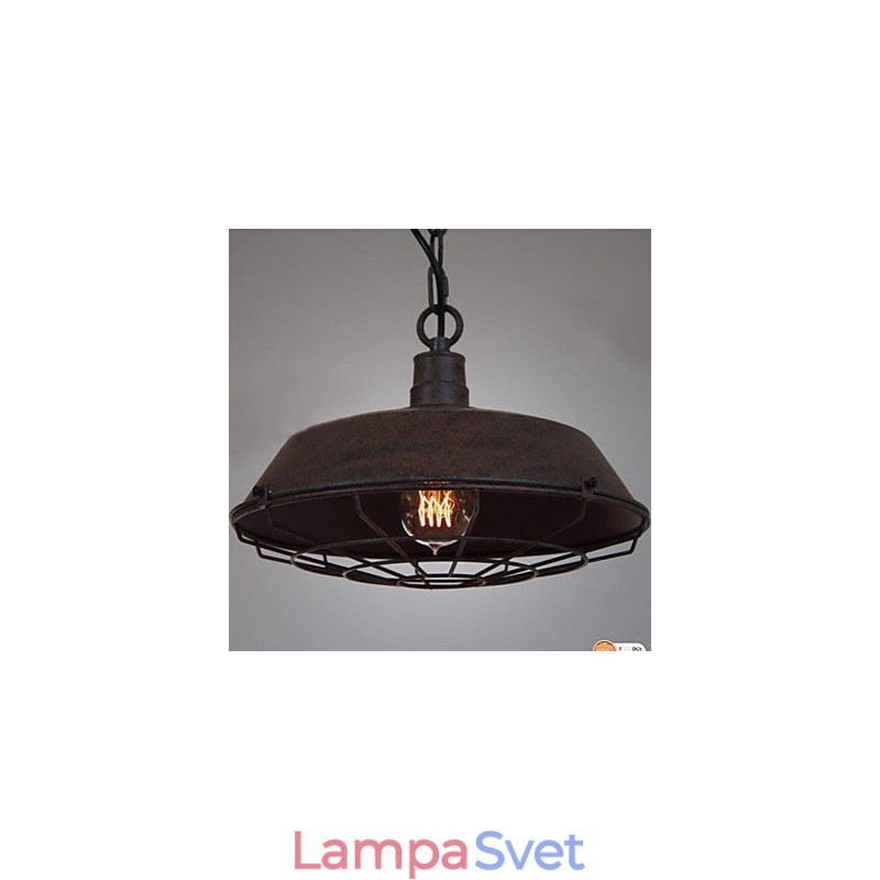 1 Light Vintage kovové závesné svietidlo