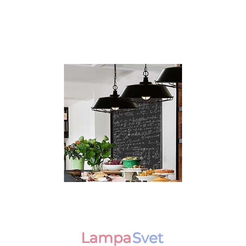1 Light Vintage kovové závesné svietidlo