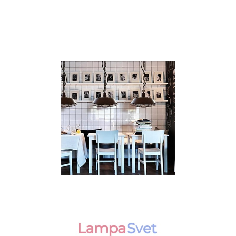 1 Light Vintage kovové závesné svietidlo