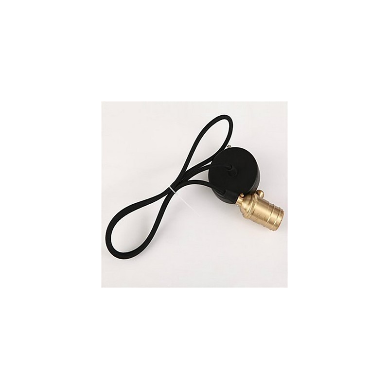 Americká retro minimalistická jednoduchá medená lusterová lampa