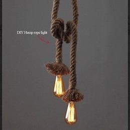 1 Ľahké DIY umelecké konopné lano Ľahké kreatívne konopné lano Droplight