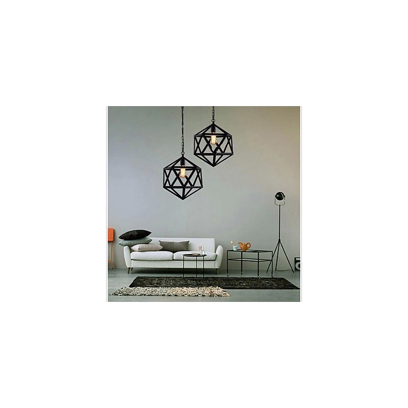 Retro industriálne svietidlo droplight šesťsten umelecká originalita tepané železo Pendant Light