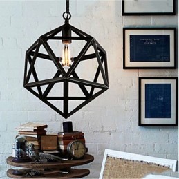 Retro industriálne svietidlo droplight šesťsten umelecká originalita tepané železo Pendant Light