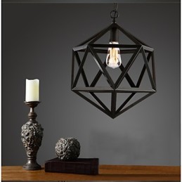 Retro industriálne svietidlo droplight šesťsten umelecká originalita tepané železo Pendant Light