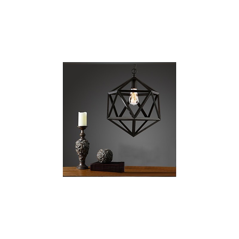 Retro industriálne svietidlo droplight šesťsten umelecká originalita tepané železo Pendant Light