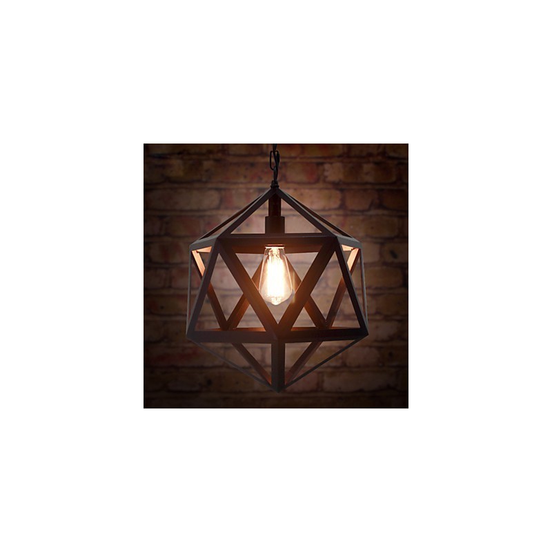 Retro industriálne svietidlo droplight šesťsten umelecká originalita tepané železo Pendant Light