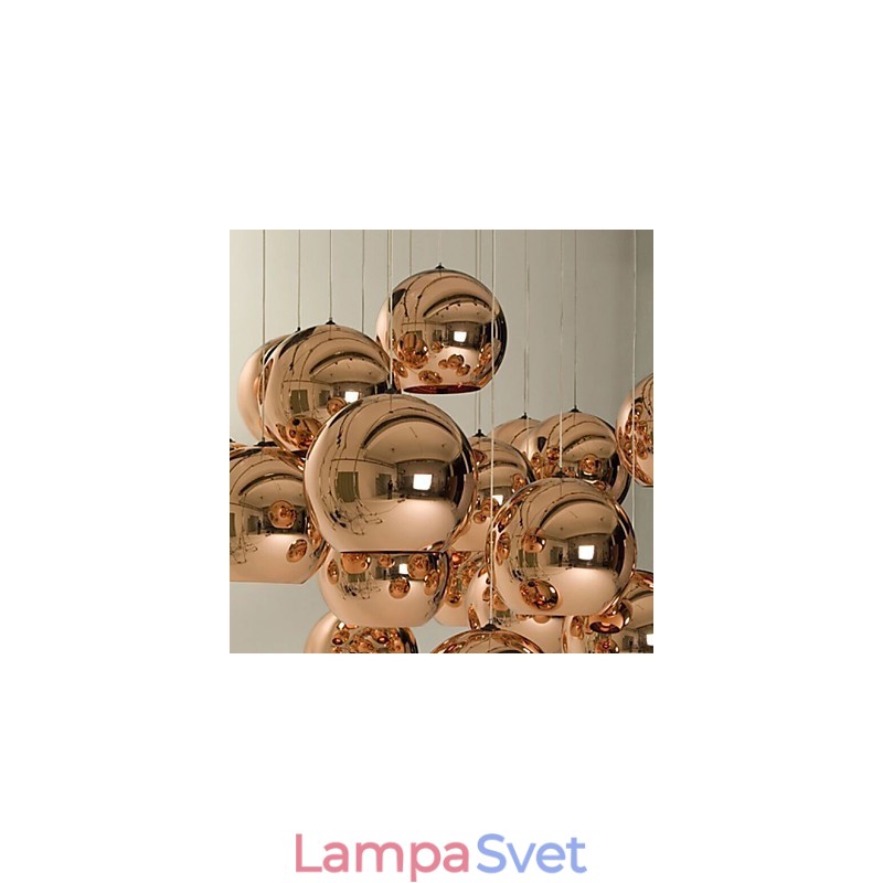 Creative Simple Glass Nordic Retro galvanické guľové závesné svietidlo