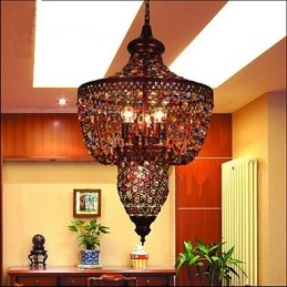 Stredomorská farebná krištáľová lampa Juhovýchodná Ázia Black Light