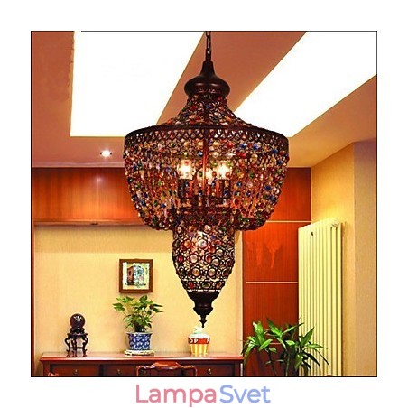Stredomorská farebná krištáľová lampa Juhovýchodná Ázia Black Light Stredomorská farebná krištáľová lampa Juhovýchodná Ázia Black Light