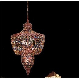 Stredomorská farebná krištáľová lampa Juhovýchodná Ázia Black Light
