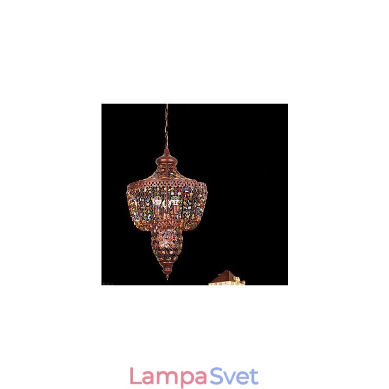 Stredomorská farebná krištáľová lampa Juhovýchodná Ázia Black Light