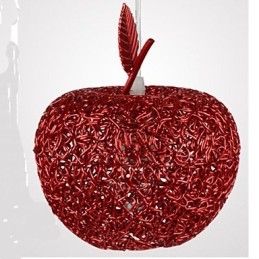 Tkaný hliníkový luster so siedmimi hlavovými lampami Apple