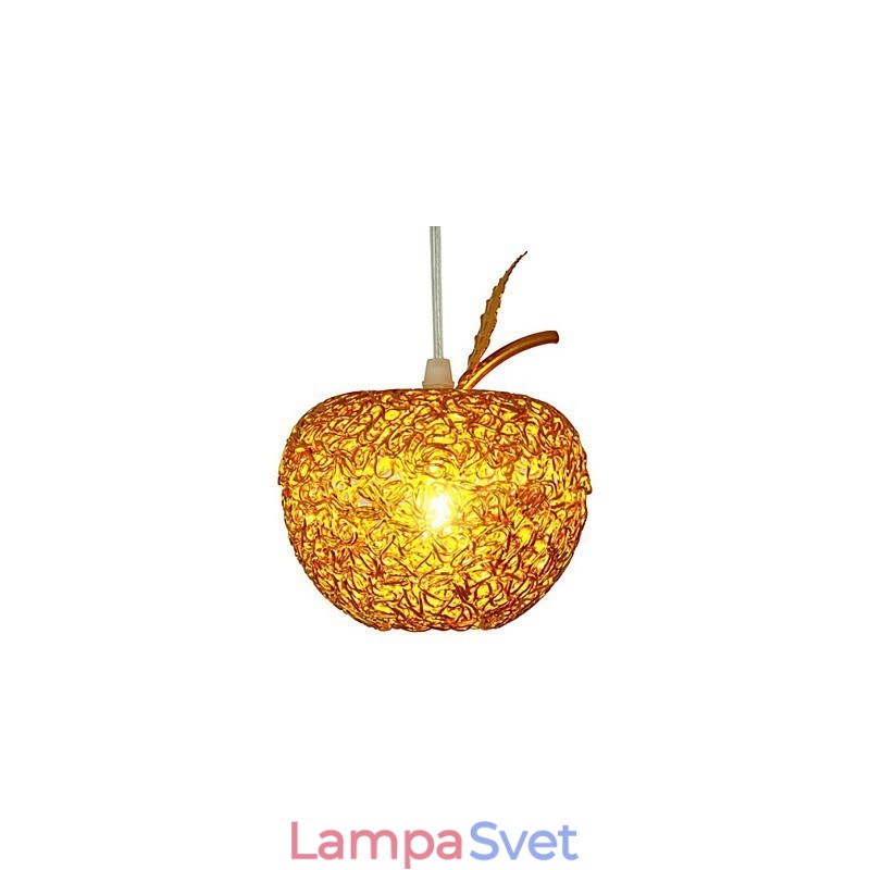 Tkaný hliníkový luster so siedmimi hlavovými lampami Apple