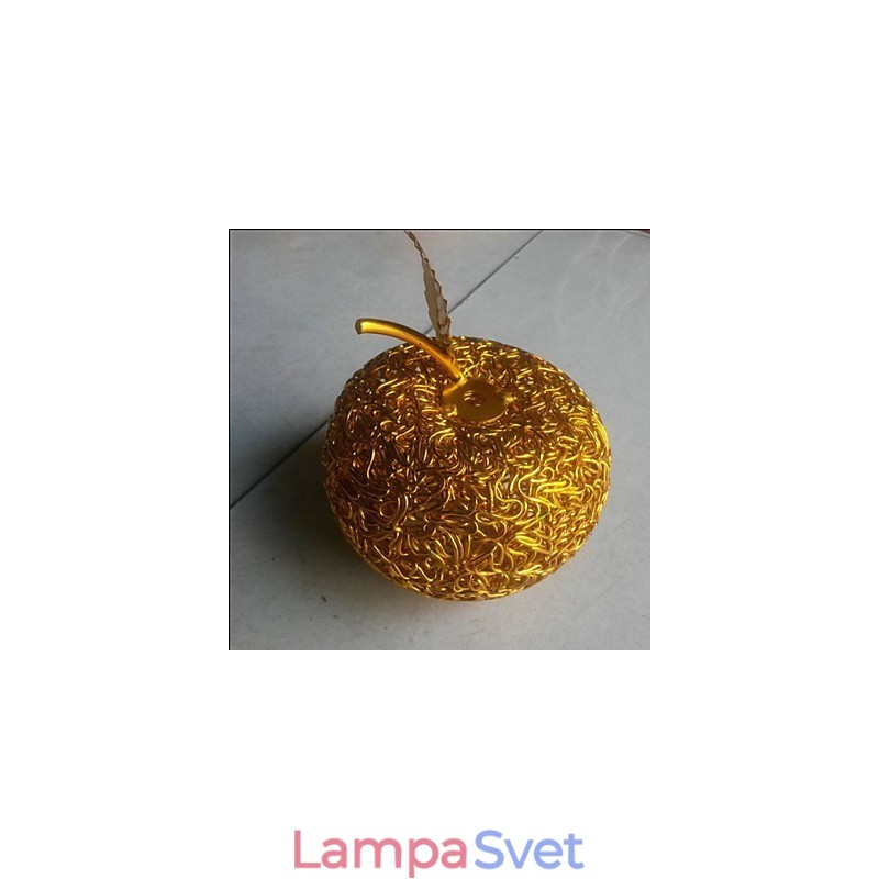Tkaný hliníkový luster so siedmimi hlavovými lampami Apple