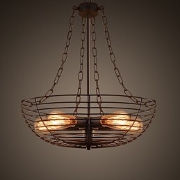 Retro klasické kovové stropné svietidlá Jednoduché závesné svietidlá Závesná kaviarenská lampa