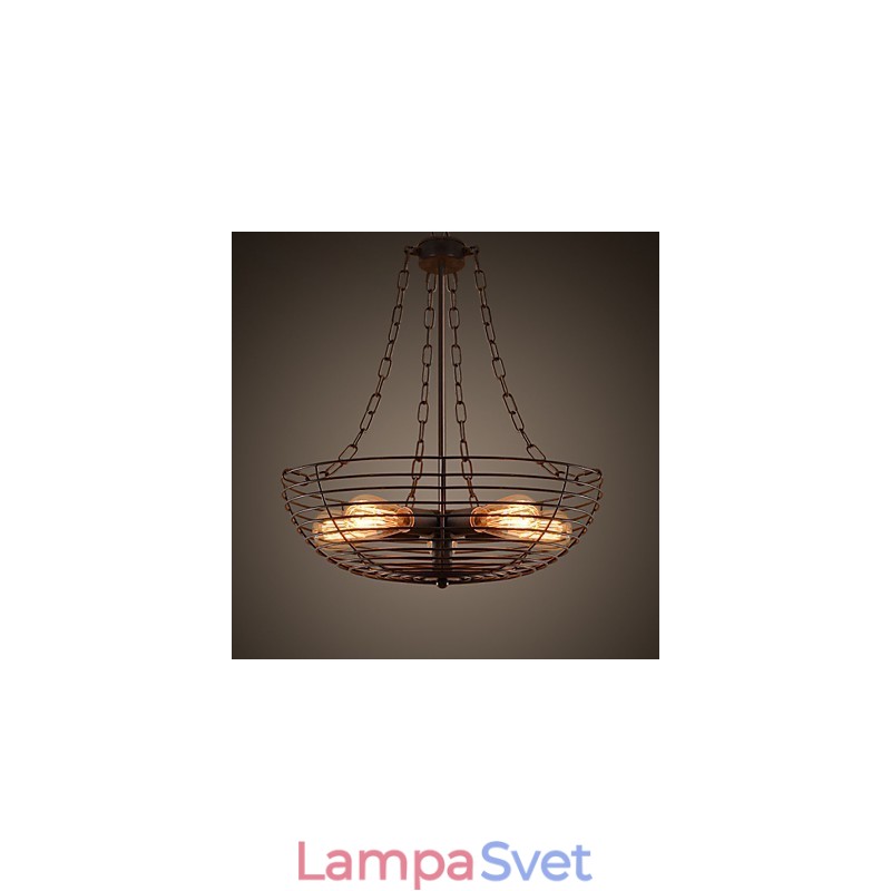 Retro klasické kovové stropné svietidlá Jednoduché závesné svietidlá Závesná kaviarenská lampa