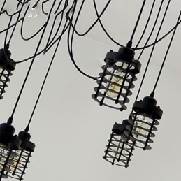 Vintage Edison viacnásobné nastaviteľné stropné svietidlo pre domácich majstrov Svetlo Závesné osvetlenie Luster Moderné elegantné priemyselné stolovanie