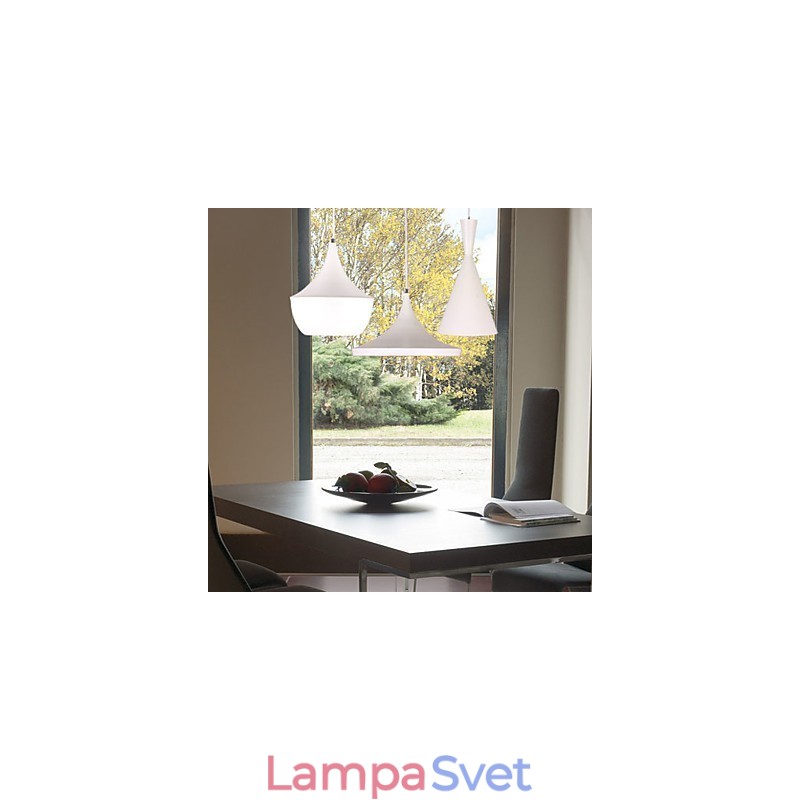 Kovové závesné svietidlo v mini štýle maľby