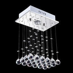 Moderná súčasná tradičná klasická rustikálna chata Vintage Country Island Crystal Mini štýl galvanicky pokovovaná