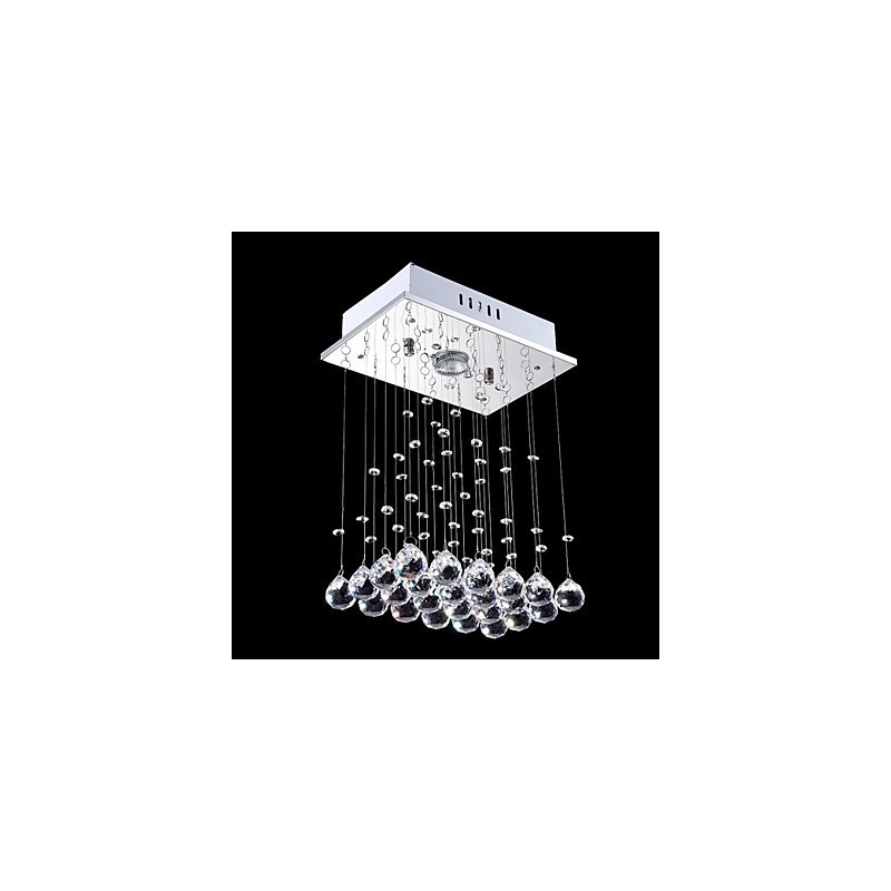 Moderná súčasná tradičná klasická rustikálna chata Vintage Country Island Crystal Mini štýl galvanicky pokovovaná