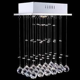 Moderná súčasná tradičná klasická rustikálna chata Vintage Country Island Crystal Mini štýl galvanicky pokovovaná