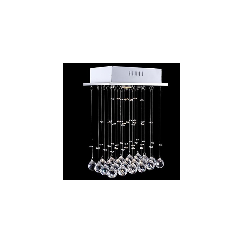 Moderná súčasná tradičná klasická rustikálna chata Vintage Country Island Crystal Mini štýl galvanicky pokovovaná