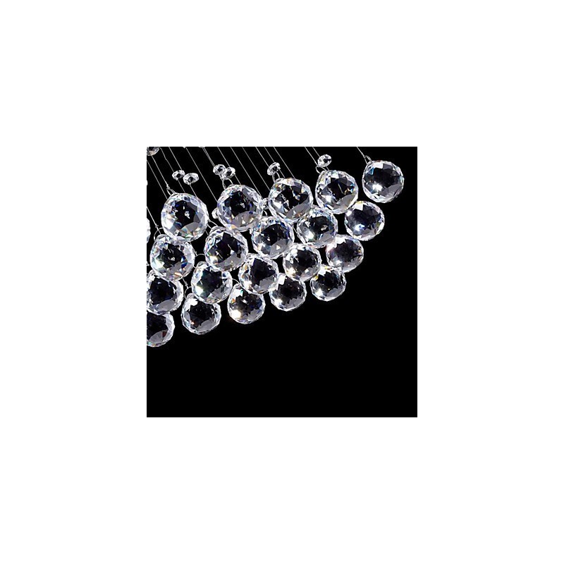 Moderná súčasná tradičná klasická rustikálna chata Vintage Country Island Crystal Mini štýl galvanicky pokovovaná