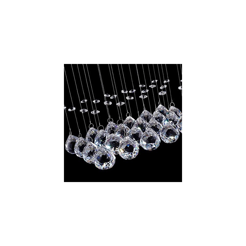 Moderná súčasná tradičná klasická rustikálna chata Vintage Country Island Crystal Mini štýl galvanicky pokovovaná