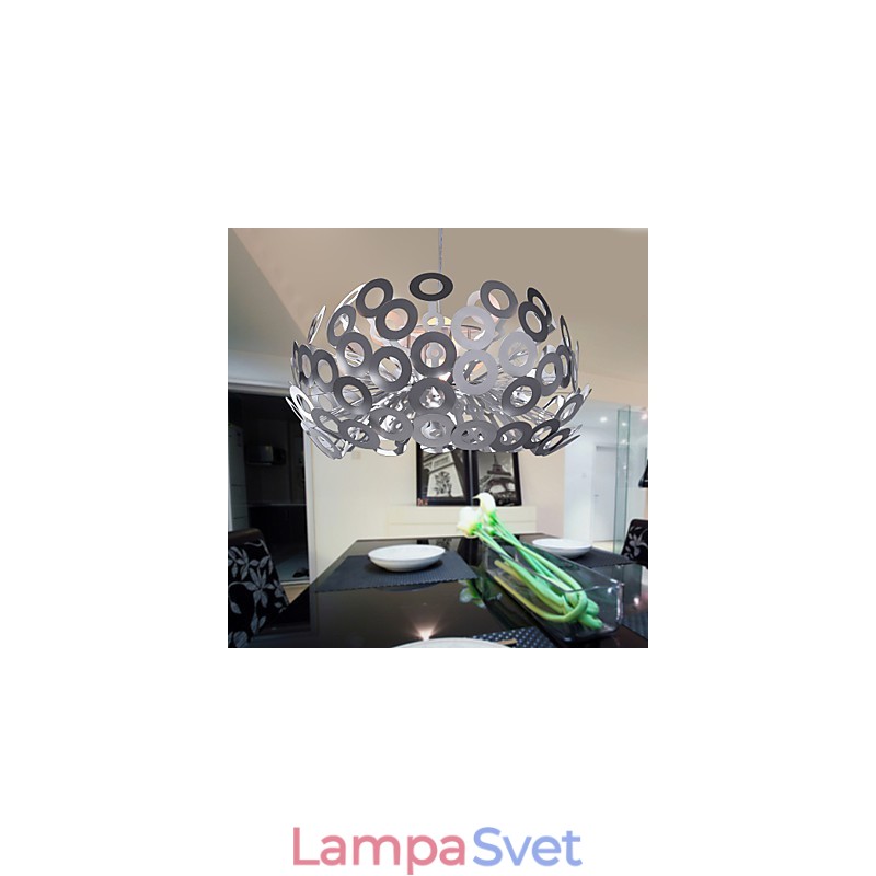 Moderné závesné svietidlo s kruhovým tienidlom