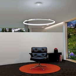 Závesné svetlo Moderný dizajn Living Ring