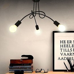 Moderný súčasný maliarsky kovový luster