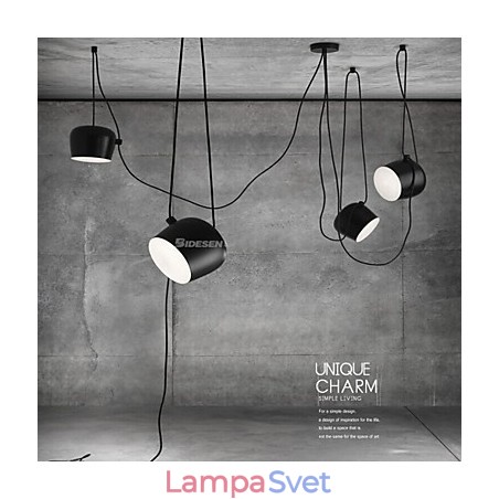 Moderné súčasné maliarske kovové závesné svietidlo