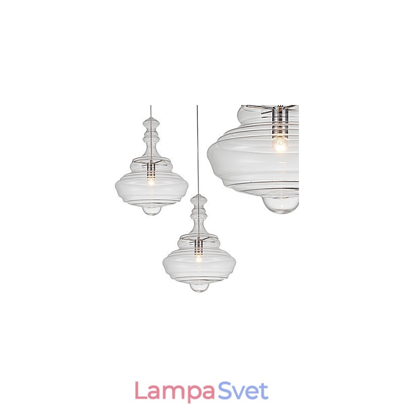 Umelecká závesná lampa 1 Svetlá Moderná Jednoduchosť Bezfarebné číre sklo