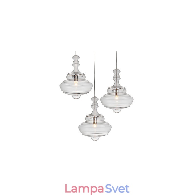 Umelecká závesná lampa 1 Svetlá Moderná Jednoduchosť Bezfarebné číre sklo