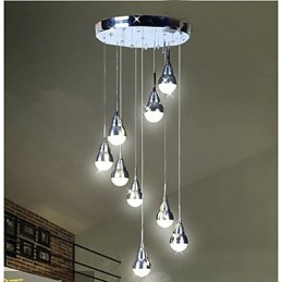 Lampy a lucerny Schodisková 9 hlavová stropná lampa