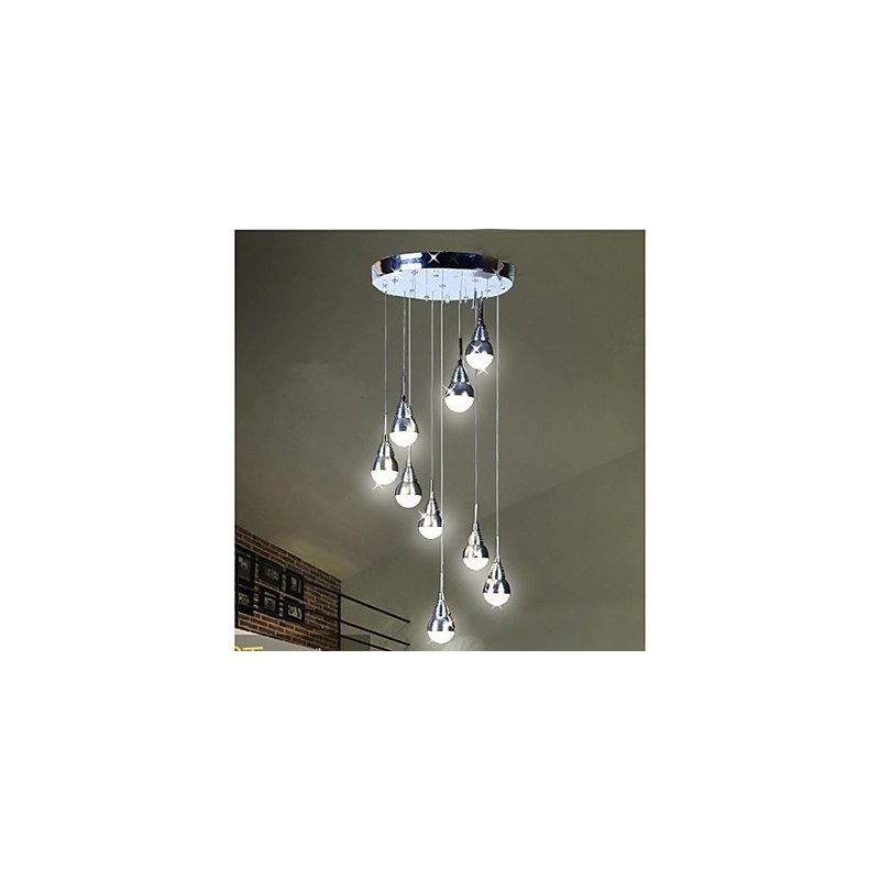 Lampy a lucerny Schodisková 9 hlavová stropná lampa